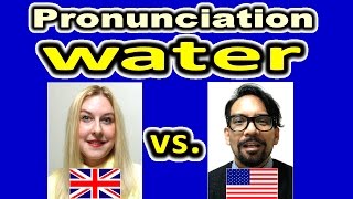 How to Pronounce WATER in British and American English  ForB English Lesson [upl. by Stevana]