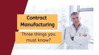 Pharmaceutical Development Choose the right Contract Manufacturing Organization [upl. by Yorgo]