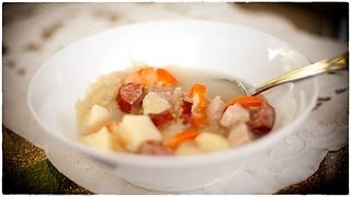 Cabbage Soup  Kapusniak  Anias Polish Food Recipe 35 [upl. by Jehu746]