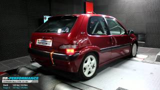 Citroen Saxo VTS 16 16v 120hp  147hp par BRPerformance [upl. by Veradia]