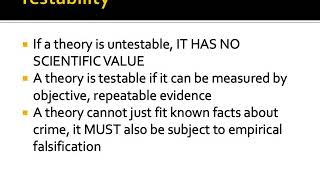 Introduction to Criminological Theory What is a Theory [upl. by Loreen]