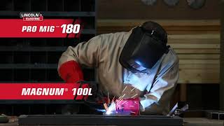 PRO MIG® 180 Welder Lincoln Electric [upl. by Hesky883]