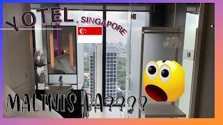 YOTEL ORCHARD Singapore  Hotel Room Tour  1 Night Staycation [upl. by Mccandless]