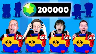 200000 GEMS💎 MEGA BOX OPENING BATTLE 20x LEGENDÄRER BRAWLER 😱 Brawl Stars deutsch [upl. by Urbana761]