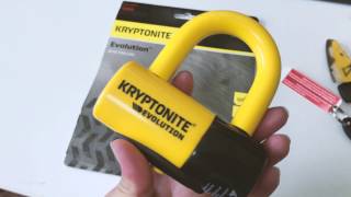 Kryptonite Series 4 Disc Lock Review [upl. by Aratak]