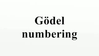 Gödel numbering [upl. by Mace201]