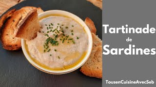 TARTINADE de SARDINES tousencuisineavecseb [upl. by Onaicram]