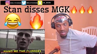 Eminem Clone buried Machine Gun Kelly  Eminem  Sincerely Stan MGK DISS Part 2  REACTION [upl. by Benedic]