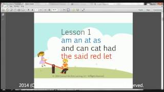 First Grade Reading Lesson 1 [upl. by Opportina]