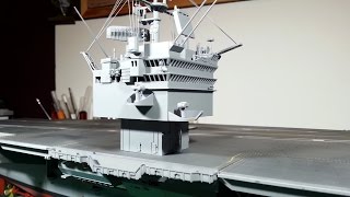 Tamiya 1350 USS Enterprise CVN65  update 1 [upl. by Bernadine828]