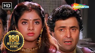 Tere Dard Se Dil Aabad Raha  Deewana Movie  Shahrukh Khan  Rishi Kapoor  Divya Bharti [upl. by Jobi]