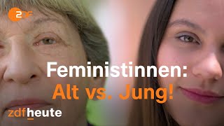 Was haben sich Feministinnen aus zwei Generationen zu sagen  kulturzeit [upl. by Eikin]