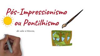 História da Arte Pós Impressionismo Pontilhismo [upl. by Dennett]