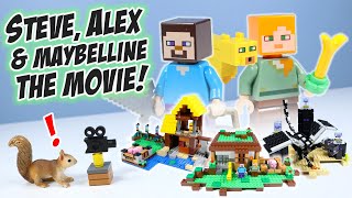 LEGO Minecraft Sets Adventures Steve Alex amp Maybelline The Movie 2020 [upl. by Arukas388]