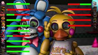 FNaF Old Memories Season 2 with Healthbars [upl. by Tj]