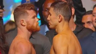 FULL Canelo Alvarez vs Gennady Golovkin WeighIn  ESPN [upl. by Joelynn]