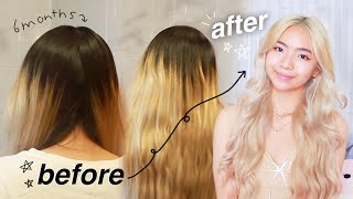 bleaching my roots AT HOME ✰ ultimate guide tips amp advice [upl. by Taran]