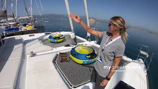 SELENE  ⛵️Greece Luxury Catamaran Yacht Charter [upl. by Enohs]