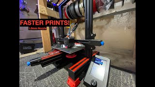 ENDER 3 V2 quick tips LARGE NOZZLES 10mm [upl. by Rehoptsirhc]