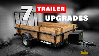 7 Must Have Utility Trailer Modifications  DIY Trailer Sides and MORE [upl. by Zawde92]