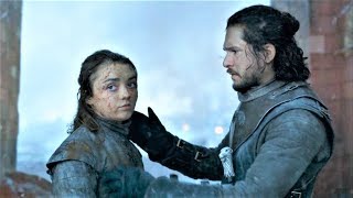 Arya tells Jon about Dannys Threat to His Life and Meets Tyrion in Prison Scene  GOT 8x06 Finale [upl. by Yovonnda]