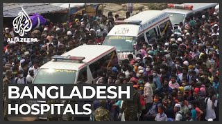 COVID19 Bangladesh hospitals forced to turn away patients [upl. by Seuqramed648]