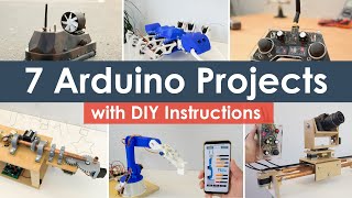 7 Arduino Projects with DIY Instructions [upl. by Ramed468]