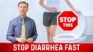 How to Stop Diarrhea Fast Using Easy Home Remedies – Dr Berg [upl. by Sherrer]