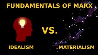 Fundamentals of Marx Idealism vs Materialism [upl. by Rosenstein]