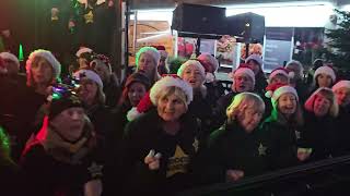 WHAT CHRISTMAS MEANS TO ME Rock Choir at Birkdale Lights Switch On 1st December 2024 [upl. by Ho]