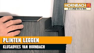 Plinten leggen op laminaat met HORNBACH [upl. by Neddra]