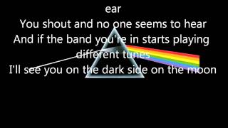 Pink Floyd Brain DamageEclipse lyrics [upl. by Falzetta138]