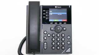 Polycom 350 How to Access Voicemail [upl. by Garnett]