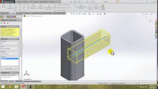 SolidWorks 2015 Tutorial  Piezas Soldadas [upl. by Hung]