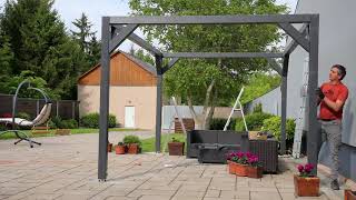 Pergola DIY  Timelapse [upl. by Ahsenot]