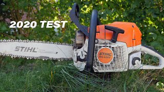 Första testet av nya Stihl MS 400 C [upl. by Suter]