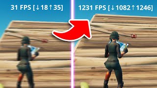 How To Get 1000 FPS In Fortnite Chapter 5 FPS Boost Guide [upl. by Dnalrah]