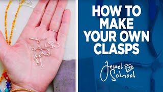 Making Your Own Clasps  Jewelry 101 [upl. by Farnham]