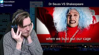 Dr Seuss VS Shakespeare Epic Rap Battles of History ReactionBreakdown [upl. by Papageno]