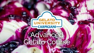 Advanced Gelato Course at Carpigiani Gelato University [upl. by Ahsirt]