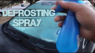 Life Hacks Using Alcohol amp Water Solution to Defrost Your Windshield [upl. by Ryter]