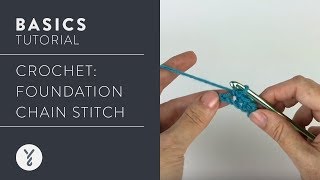 Learn to Crochet Foundation Chain Stitch [upl. by Ahsirk]