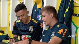 BRASIL 2 x 1 PARAGUAI BASTIDORES da SELEÇÃO 100 no PRÉOLÍMPICO 2020 [upl. by Rhea666]