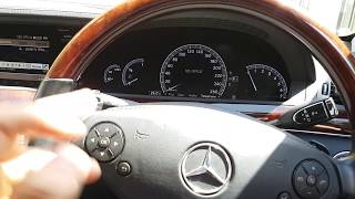 Mercedes Benz S Class w221 20062013 service reset [upl. by Candy359]