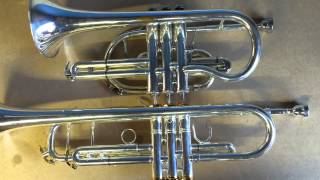 Trumpet vs Cornet  discussion and demonstration [upl. by Cynthla]