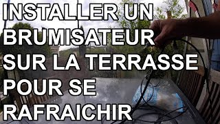 Brumisateur éxtérieur Amazon pour rafraichir la terrasse [upl. by Recha872]