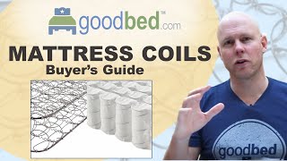 Mattress Coil Types EXPLAINED by GoodBedcom [upl. by Noyar]