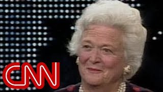 1994 Barbara Bush on her life in White House [upl. by Lisab]