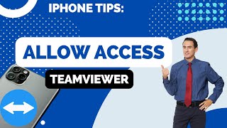 How to Allow Access to Your iPhone Device With TeamViewer [upl. by Quintus]