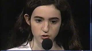 1997 Scripps National Spelling Bee  Final Round  Prem Murthy Trivedi Rebecca Sealfon [upl. by Nagoh]